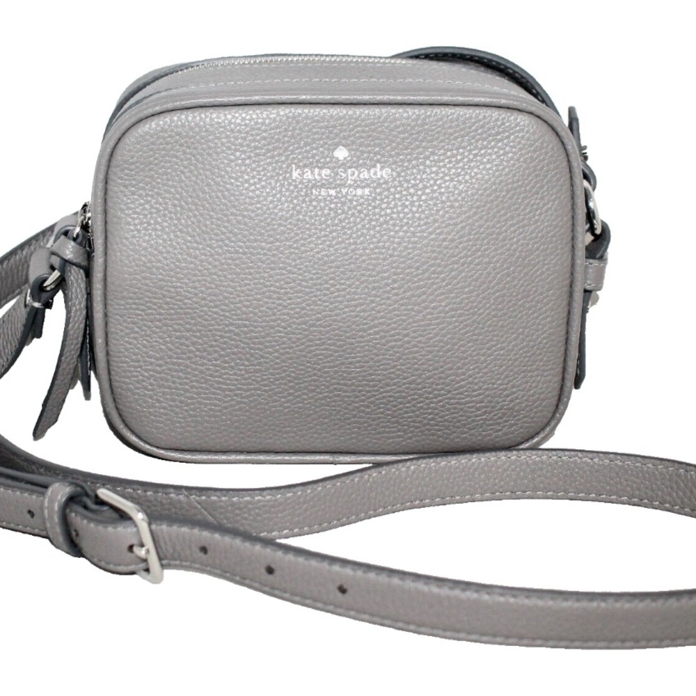 Kate Spade Mulberry Street Pyper Pebble Gray Crossbody Bag
